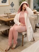 ⁦بيجامة ليدي كشمير 3 قطع – Lady Cashmere Pajama Home Wear 3 Pieces⁩ - الصورة ⁦3⁩