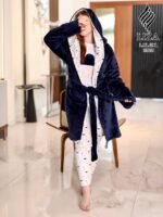 بيجامة مامي بير هاج 3 قطع – Mummy Bear Hug Pajama Home Wear 3 Pieces