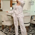 ترنج بيتي ليزا فلورا بريز 3 قطع – Liza Flora Breez Home Wear 3 Pieces
