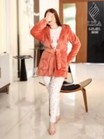 ⁦بيجامة باني لوف 3 قطع – Bunny Love Pajama Home Wear 3 Pieces⁩ - الصورة ⁦2⁩