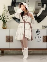 ⁦بيجامة وينتر فروست 4 قطع – Winter Frost Pajama Home Wear 4 Pieces⁩ - الصورة ⁦4⁩