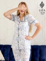⁦Blush Latte - بيجامة حريمي⁩ - الصورة ⁦3⁩