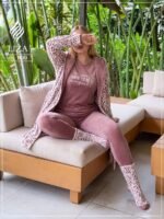 ⁦بيجامه بروب 4 قطع⁩ - الصورة ⁦4⁩