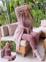 ⁦بيجامه بروب 4 قطع⁩ - الصورة ⁦10⁩